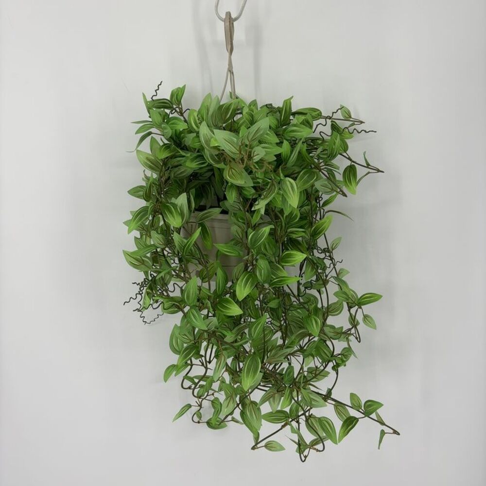 Nearly Natural Wandering Jew Hanging Basket Artificial Plant